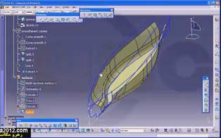 طراحی مدلسازی مدل پیشرفته قایق در نرم افزار کتیا