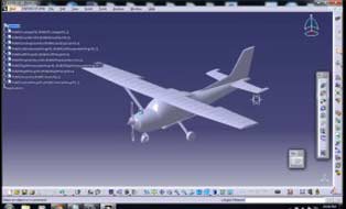 اموزش رندرینگ مدل بال هواپیما با نرم افزار کتیا